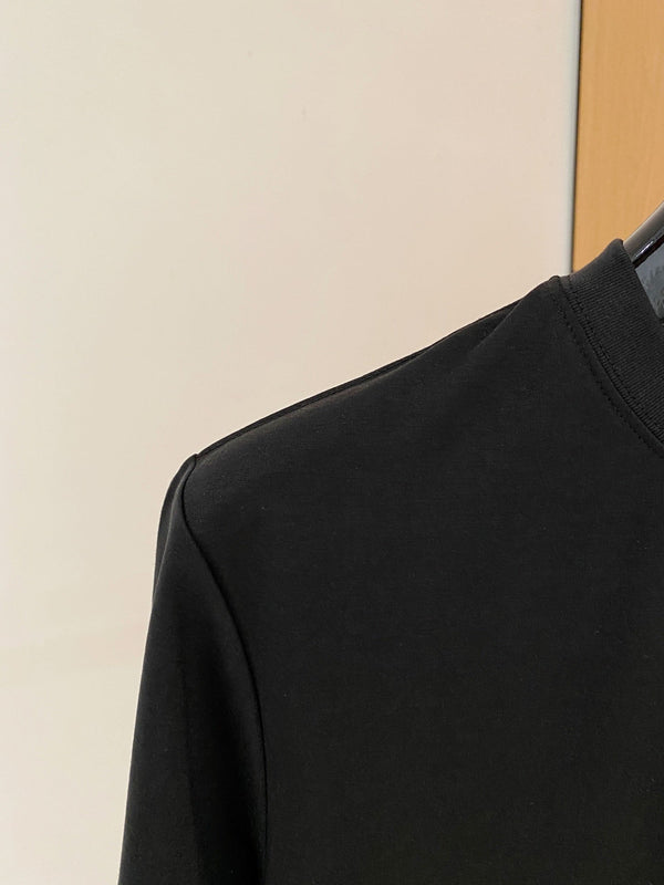 HM Short-Sleeve T-Shirt Black in Cotton 215475
