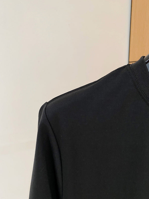HM Short-Sleeve T-Shirt Black in Cotton 215449