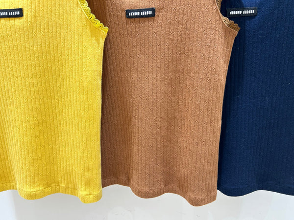 Miu Miu Short-sleeved Top in Cotton 221237
