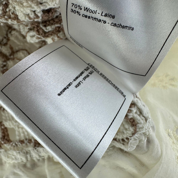 Chanel Lace Camisole Beige in Wool 361031