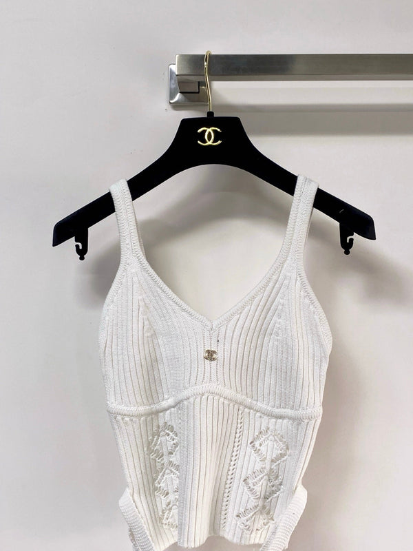 Chanel Bella Camisole White in Cotton 248374