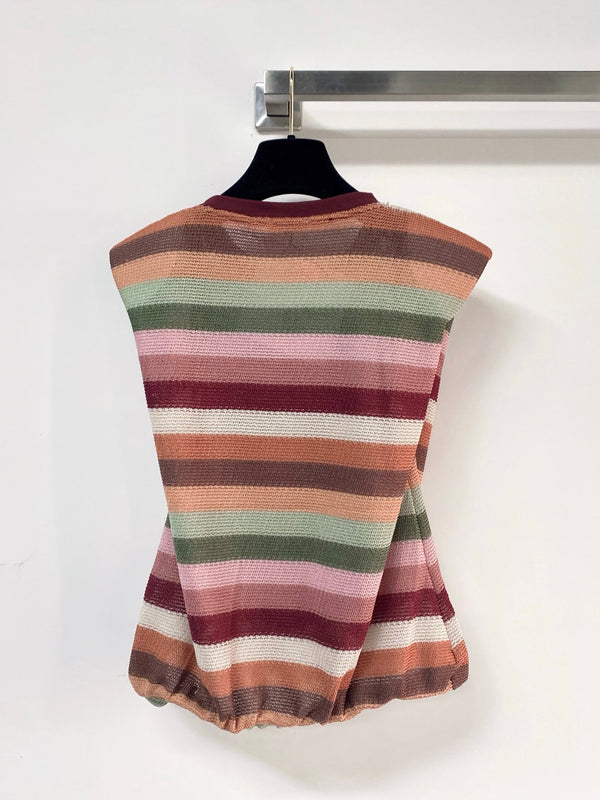 Celine Vest Multicolor in Wool 248412