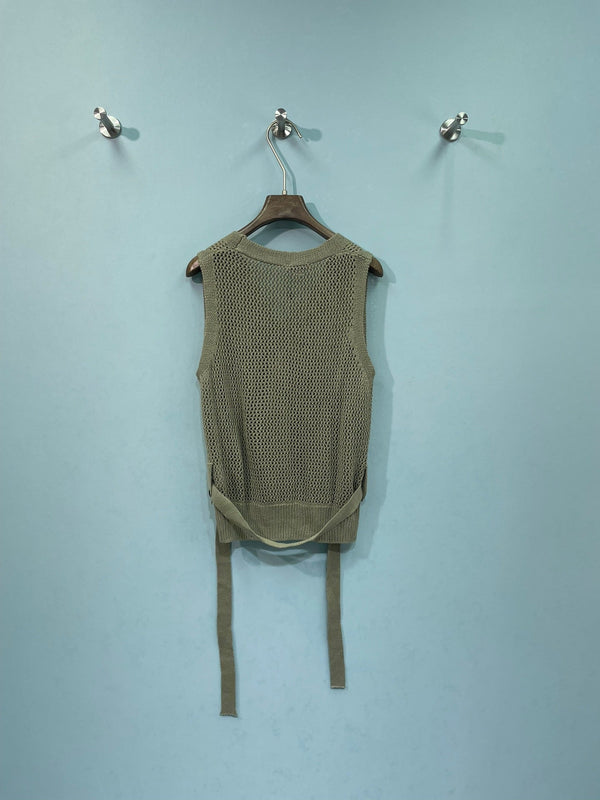 Chanel Vest Green in Nitrile Cotton 262292