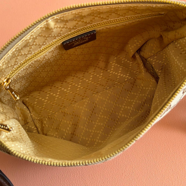 Gucci 26 Coach Shay Crossbody Bag 25.5 Brown in Denim 284956