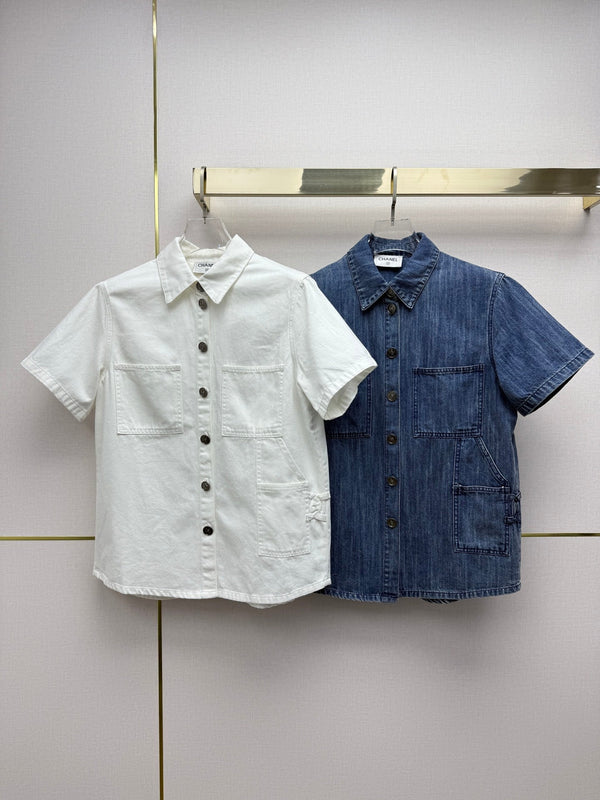 Chanel 26 Shirt White in Cotton 367724