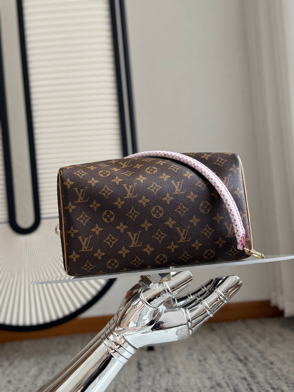Louis Vuitton Speedy Soft 30 Brown in Canvas Cowhide