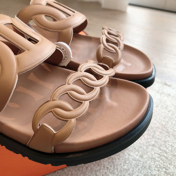 HM Extra Sandal Brown in Cowhide 743959