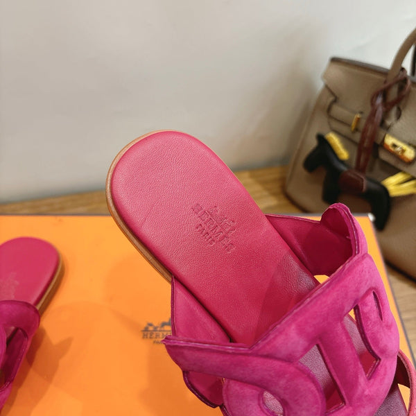 HM Sandal Pink in Suede 743982