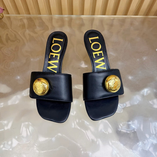 Loew 26 Sandal 45 Black in Cowhide 749387