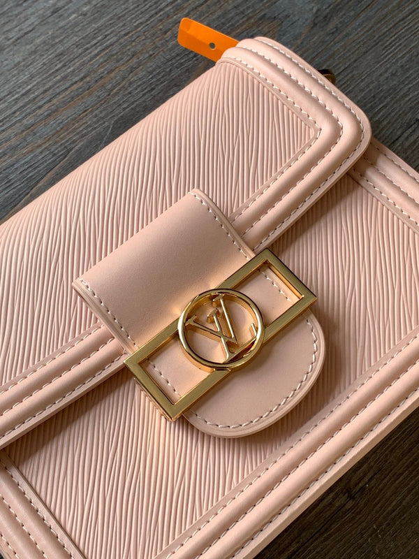 LV Dauphine Bag Light Pink in Cowhide 286674