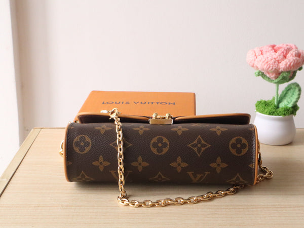 LV Pochette Camille Bag 20.5cm Brown in Monogram Canvas 248029