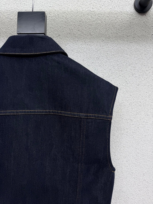 CC Vest Blue in Cotton 386147