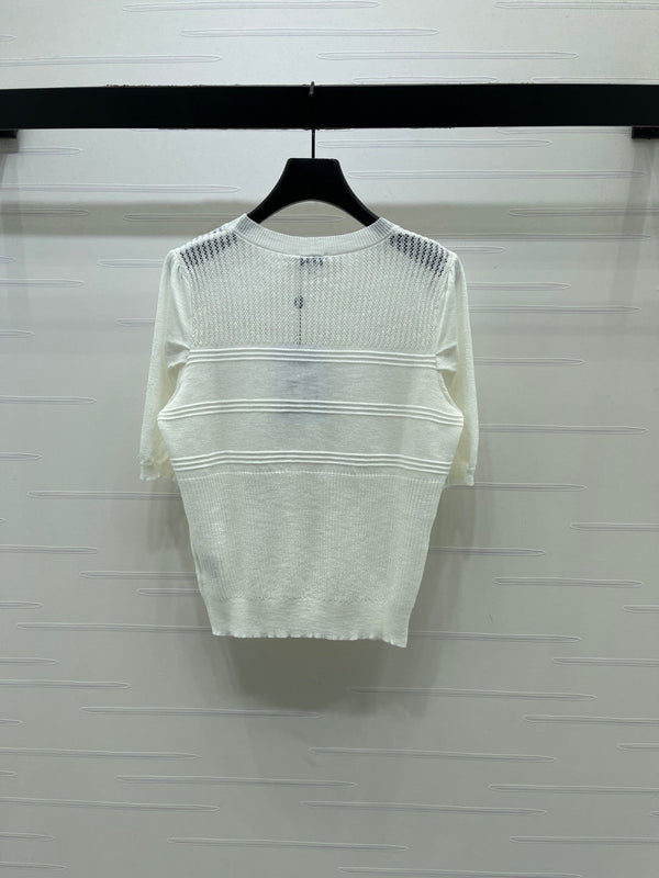 CC Logo Knit Top Acrylic 392578
