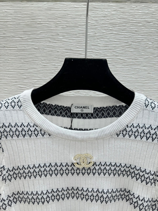 CC 2026 Striped Short-Sleeve Shirt Tencel 516741
