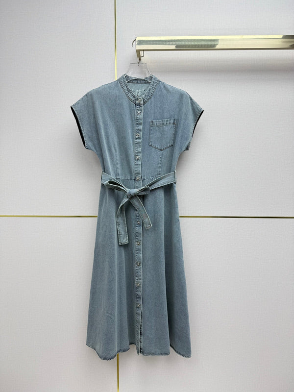 CC 26s Long Dress Denim 389417
