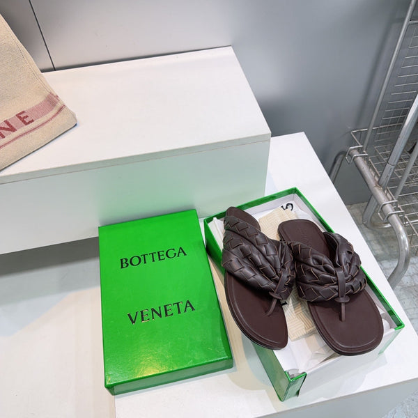 BV 26ss Thong Flip-Flops Brown Leather 842949