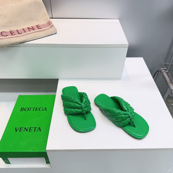BV 26ss Thong Flip-Flops Green Leather 842948