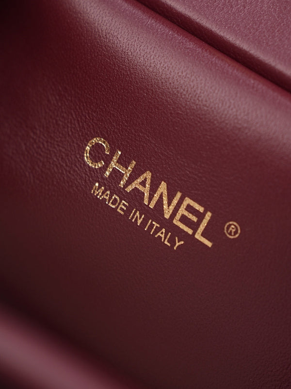 CC 26A Shopping Bag 23cm Light Beige Lambskin