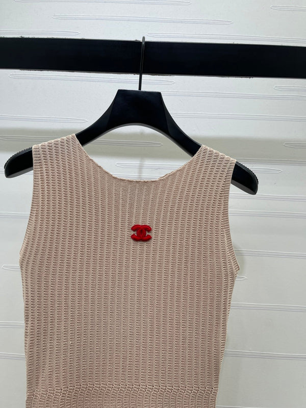 CC Knit Fit & Flare Sleeveless Dress Cotton 406484