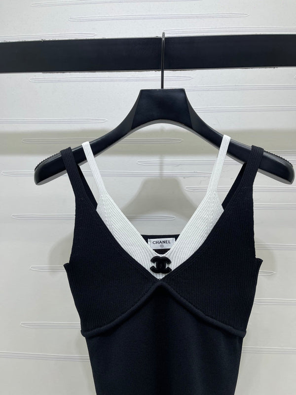 CC Faux Layered Knit Camisole Wool 406464