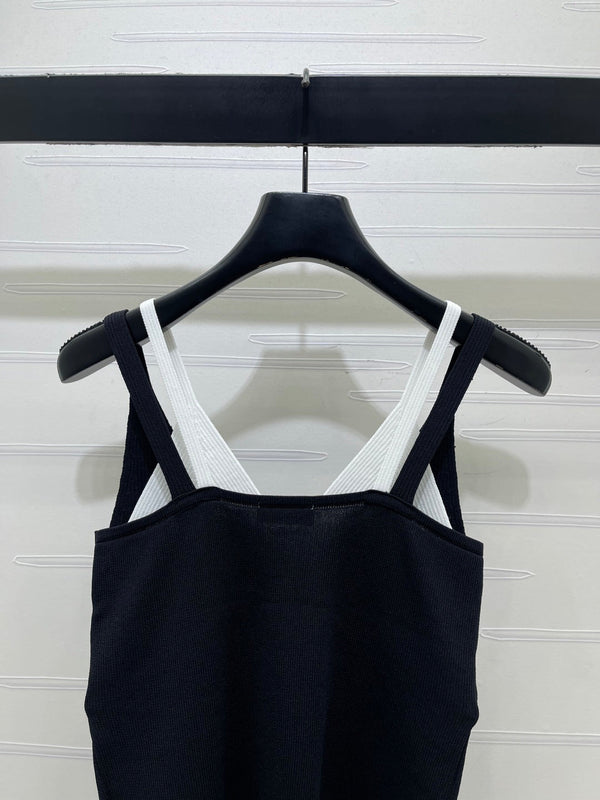 CC Faux Layered Knit Camisole Wool 406464