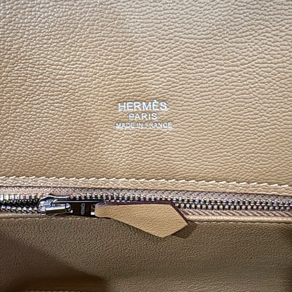HM Birkin Cargo 25CM Handbag Sand Beige Swift Canvas