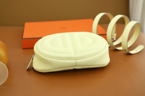 HM In-the-Loop Belt 19CM Bag Lemon Yellow Swift
