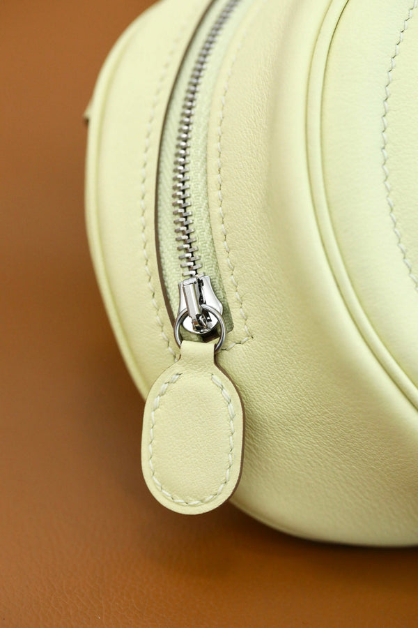 HM In-the-Loop Belt 19CM Bag Lemon Yellow Swift