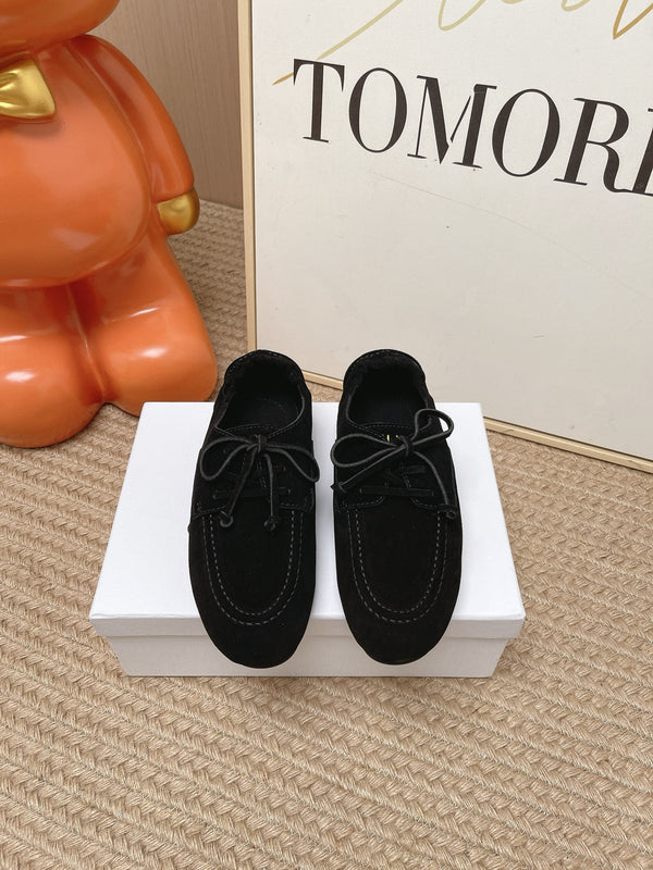 CE Adam Lace-Up Sneakers Black Suede Calfskin 951087