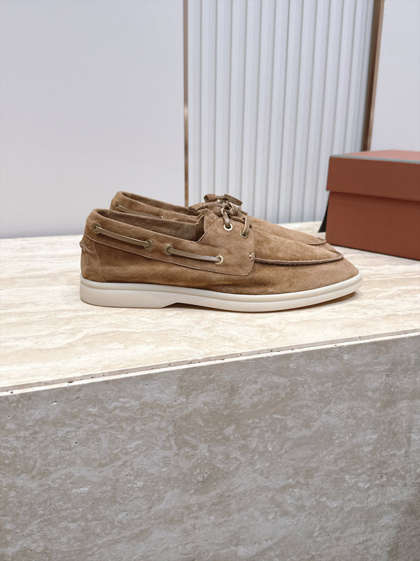 LP Sea-Sail Walk Boat Shoes Beige Suede 954500