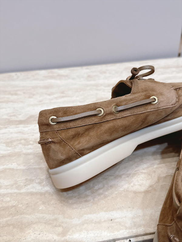 LP Sea-Sail Walk Boat Shoes Beige Suede 954500