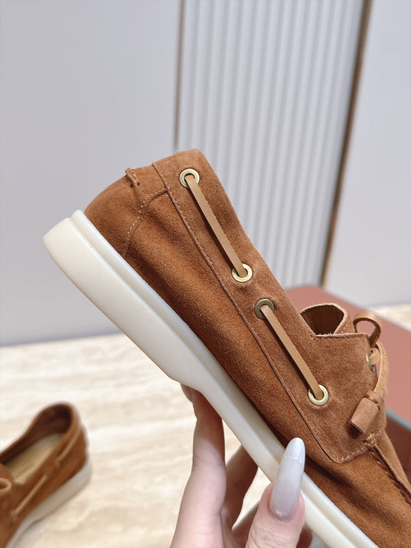 LP Sea-Sail Walk Boat Shoes Brown Suede 954499