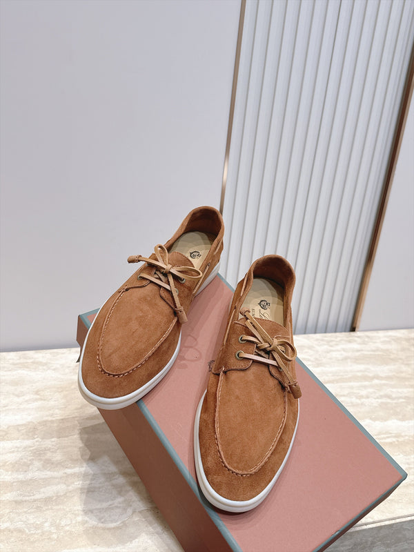 LP Sea-Sail Walk Boat Shoes Brown Suede 954499