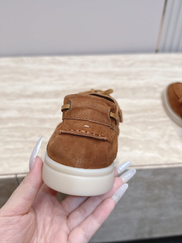 LP Sea-Sail Walk Boat Shoes Brown Suede 954499