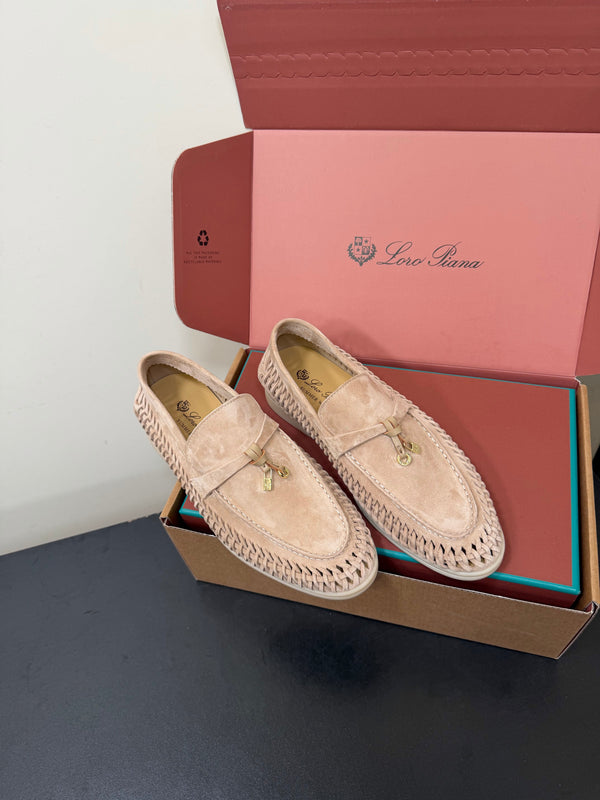 LP Summer Charms Walk Loafers Beige Suede 984725