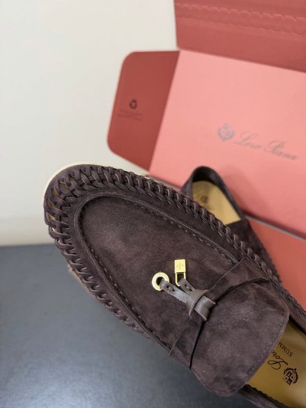LP Summer Charms Walk Loafers Dark Taupe Suede 984723