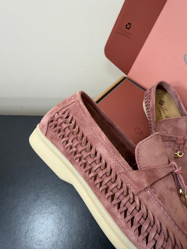LP Summer Charms Walk Loafers Pink Suede 984719