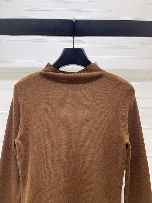 CE 26S Mock-Neck Sweater Triomphe Logo Wool 430335