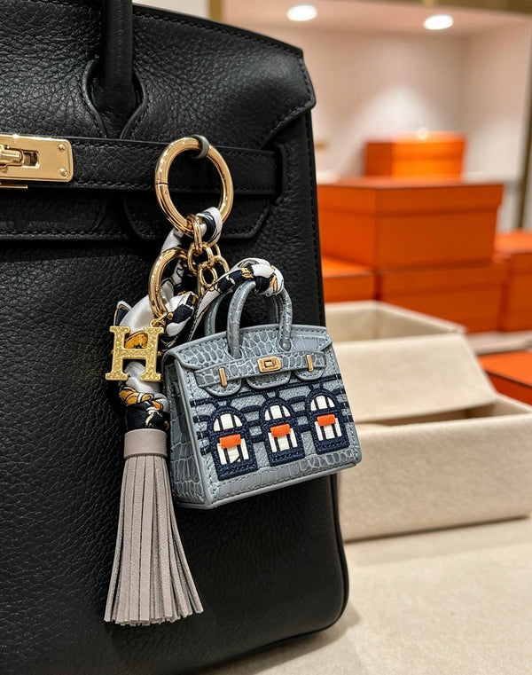 HM Mini Birkin 20 Faubourg Bag Charm