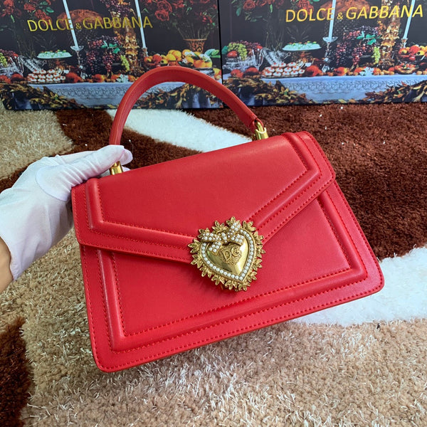 devotion 24 top-handle red calfskin