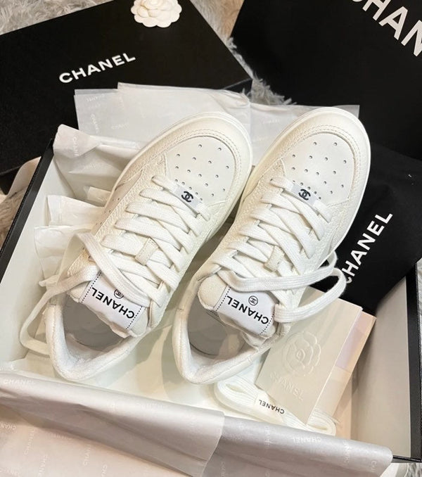 CC 22A Sneaker White Calfskin & Rubber 413920