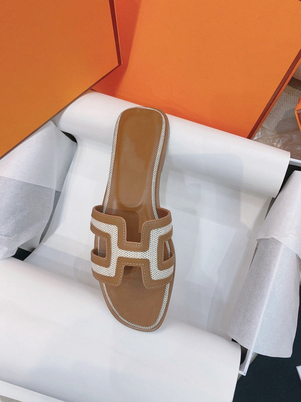 Oran Sandal Brown Leather