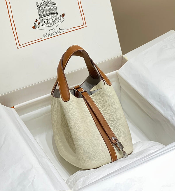 picotin lock 18 white gold togo shw