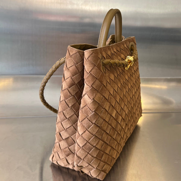 bv medium andiamo 32 brown suede