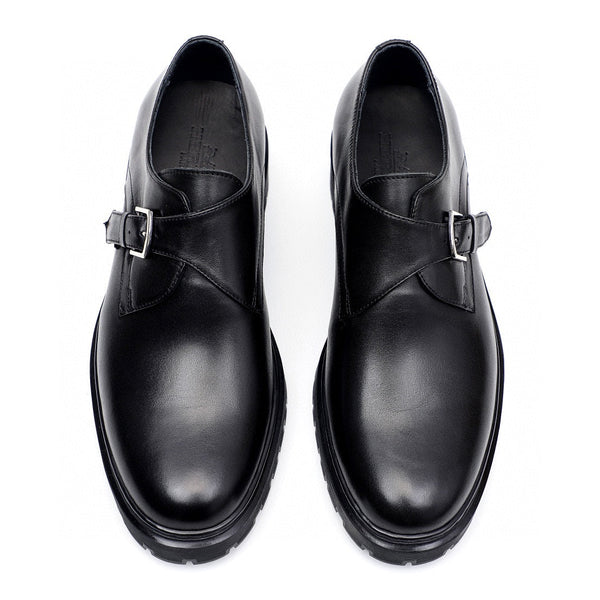 HM Men's Loafer Black Calfskin 616537