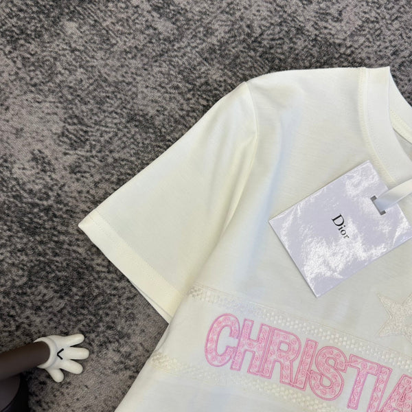 CD SS26 Signature T-shirt Cotton 350555