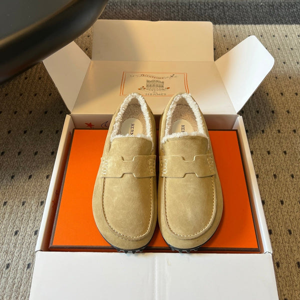 HM 26S Destin Loafers Beige Suede