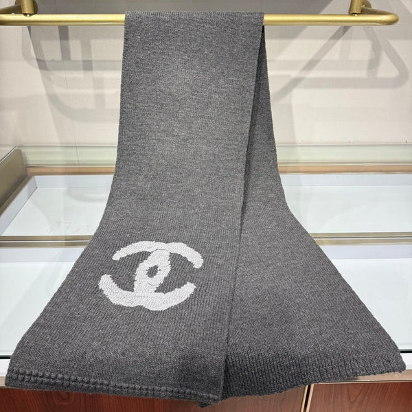 CC 2026 CC Logo Scarf 190cm Wool 197275