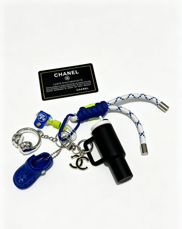 CC Bag Charm With Clog-shaped