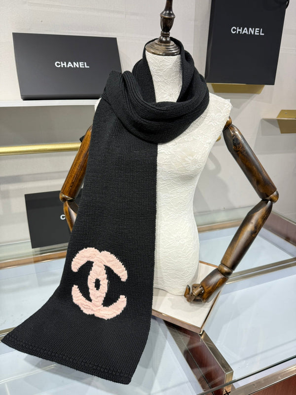 CC 2026 CC Logo Scarf 190cm Wool 197275